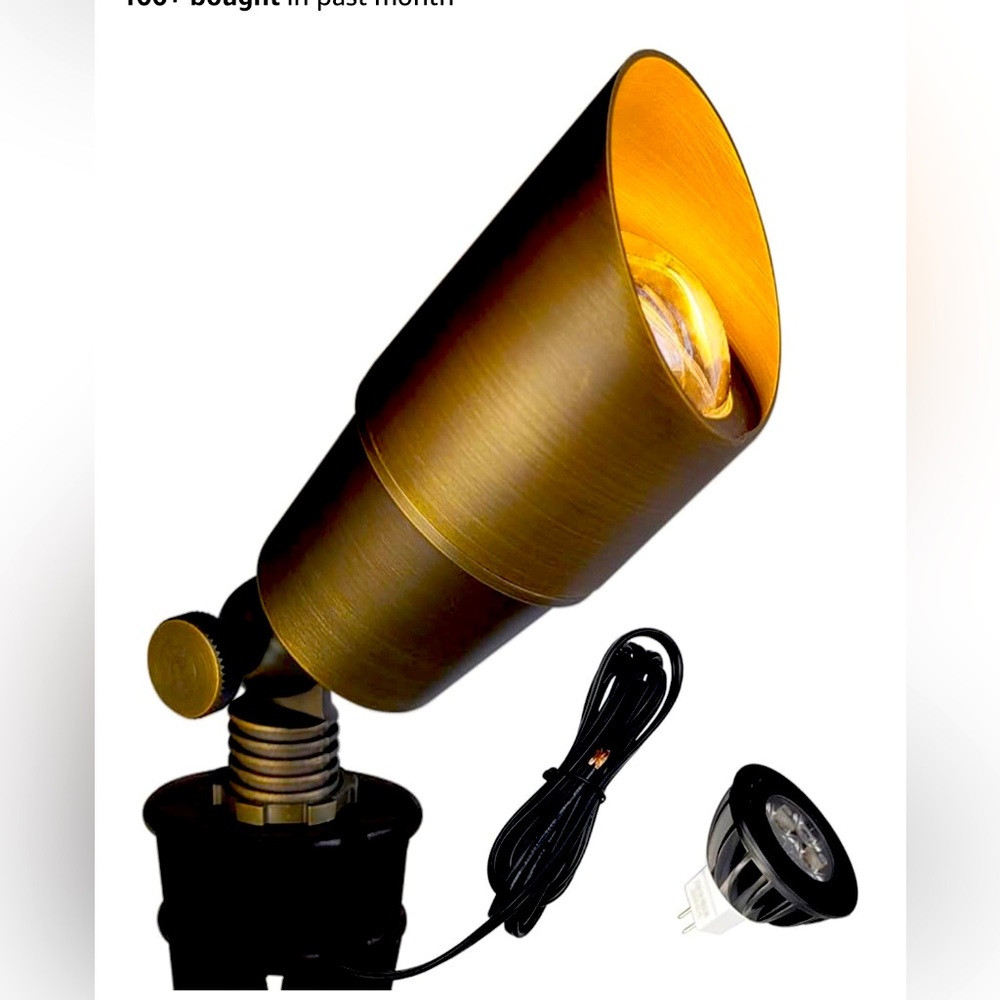 Brown Atmospheric Spot Light with Directional Effects. Hardwired. NIB.
